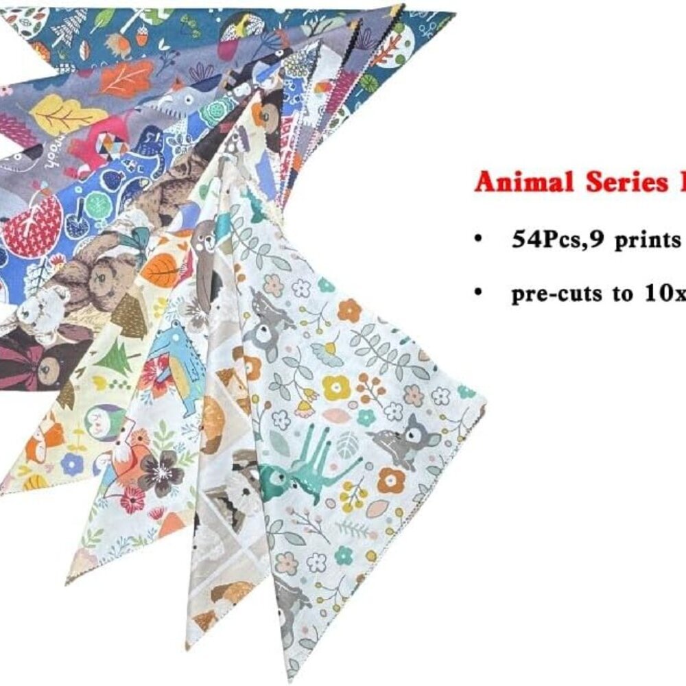 54Pcs Layer Cakes 10 inch Squares for Quilting,Clearance Layer Cake Fabric 10’’, - Picture 2 of 9